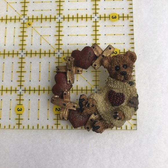Boyds Bears Bearwear Vintage Pin Brooch Resin - Picture 8 of 8